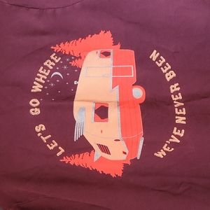 Car cardigan, burgundy sz M